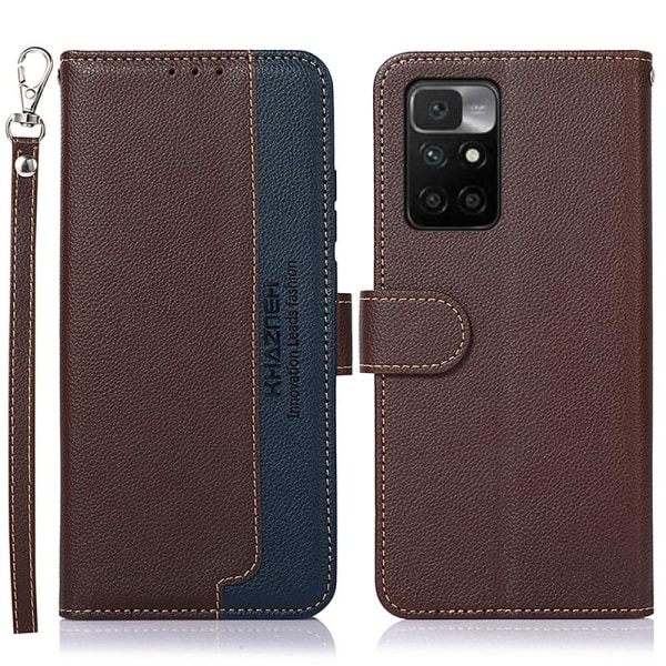 KHAZNEH Telefoncover til Xiaomi Redmi 10 - Brun Brown