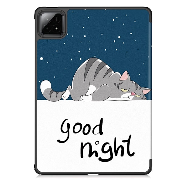 Slim Fit Cover Fodral För Xiaomi Pad 7 Auto Wake / Sleep - Cat Blå
