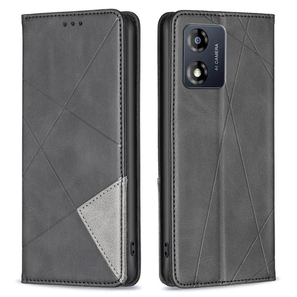 BINFEN Plånboksfodral Motorola Moto E13 4G - Svart Svart