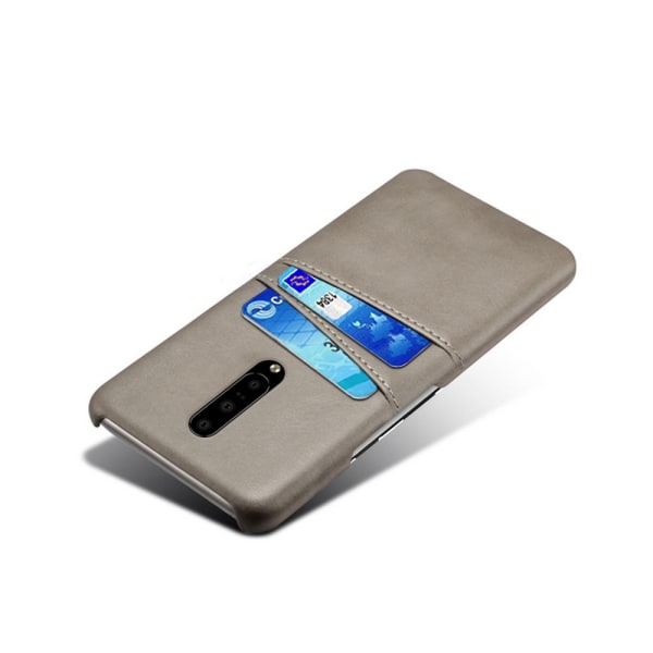 OnePlus 7 Pro Double Card Slots -päällystetty PC- phone case - harmaa Grey