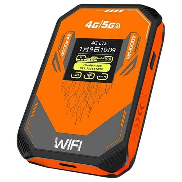 Eurasisk Version 4G WiFi Router MiFi Hotspot SIM-kortplats Mobilt Trådlöst Modem Orange
