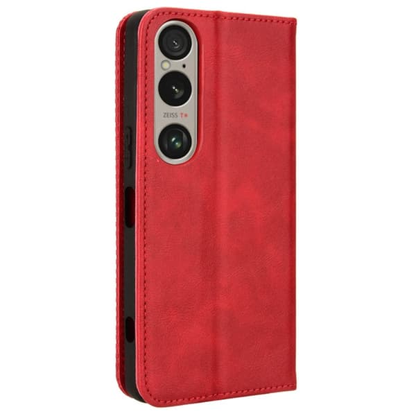 Wallet Stand Flip - telefonetui til Xperia 1 VI Red