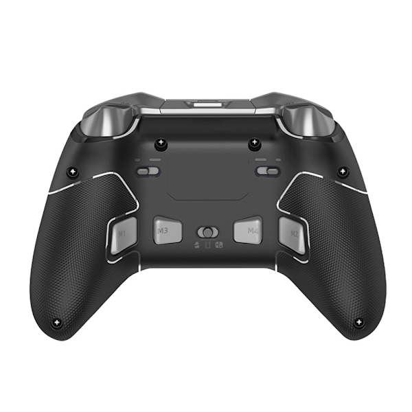 Bluetooth trådlös spelkontroll med mottagare Kompatibel med Steam PC Android iOS Nintendo Switch - Svart Svart