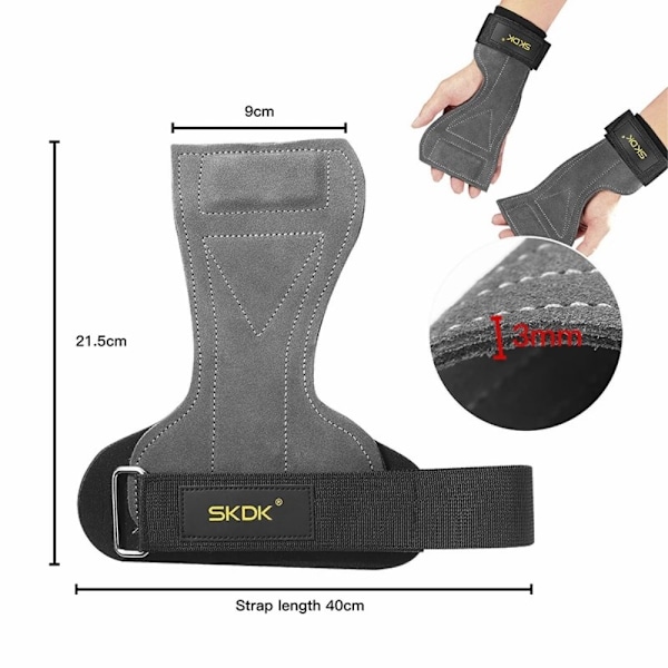SKDK Tyngdlyftning Gym Handgrepp Sport Ventilerade träningshandskar Handledsstöd Rosa