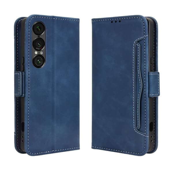 Plånboksfodral Fodral Skal till Sony Xperia 1 VII Blå