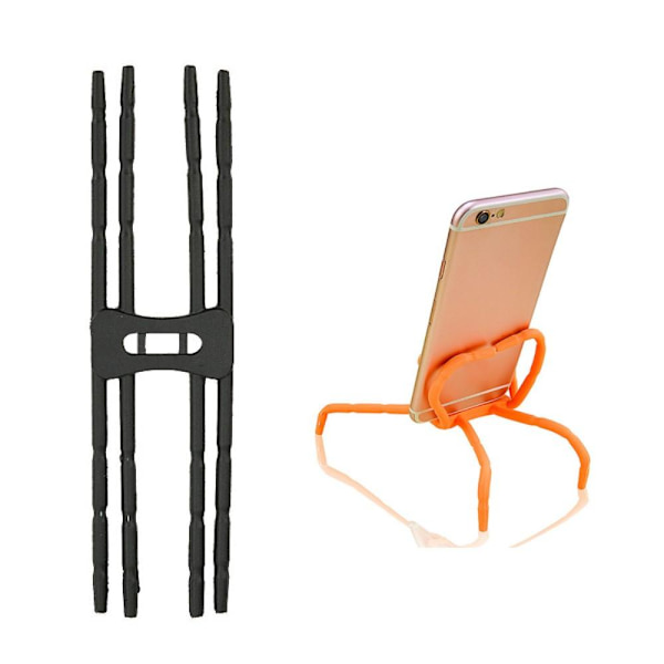 Fleksibel Spider Phone Holder Mobiltelefon Tablet Mount Stand BH Black