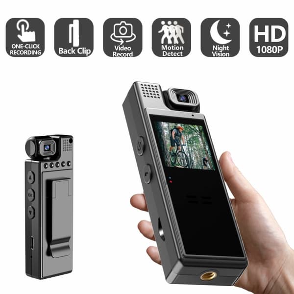 Utomhus sport konferens kamera WiFi HD Night Vision Camera Svart