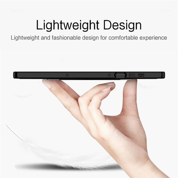 Til Lenovo Legion Y700 (2025) / Legion Tab Gen 3 Cover med Roterbart Stander PU + PC - Sort Black