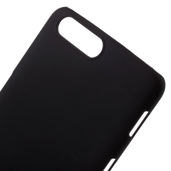 OnePlus 5 Shell muovikuori kumitettu - musta Black