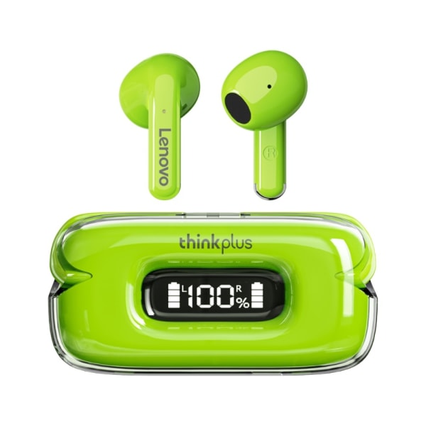 LENOVO Thinkplus X15II trådlösa hörlurar Bluetooth Headset -Grön Grön