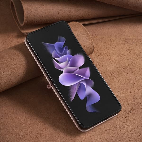 BINFEN COLOR Stødsikkert telefoncover til Samsung Galaxy Z Flip8 Pink gold