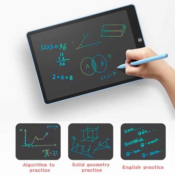 JX-16 16-tommers LCD Skrivetavle Tegnetavle Doodletavle Black