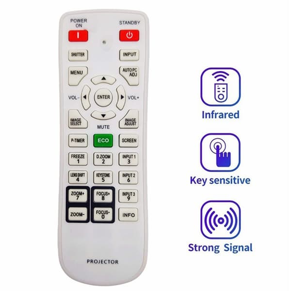 Fjernkontroll Erstatning N2QAYA000039 for Panasonic-projektor White