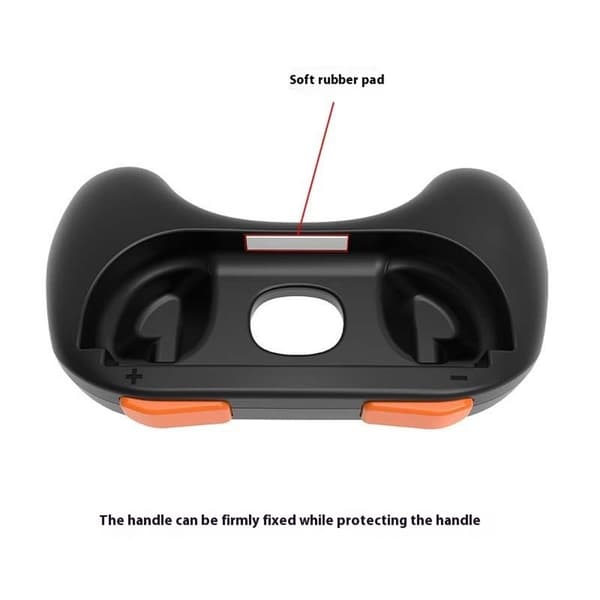 Kompatibel med Nintendo Switch 2, 2 stk. håndgreb venstre højre Joy-Con controller Black