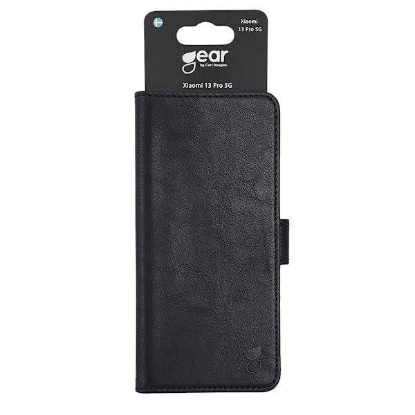 GEAR Lompakko Musta Xiaomi 13 Pro 5G: lle Black