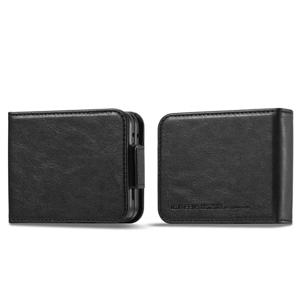 LC.IMEEKE Telefonpungcover med støtteben til Samsung Galaxy Z Flip8 Black