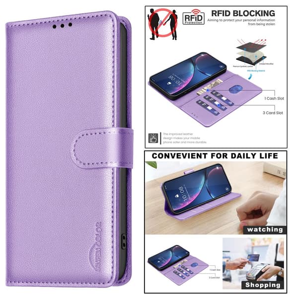 BINFEN COLOR Pungcover til Google Pixel 11 Pro XL Purple