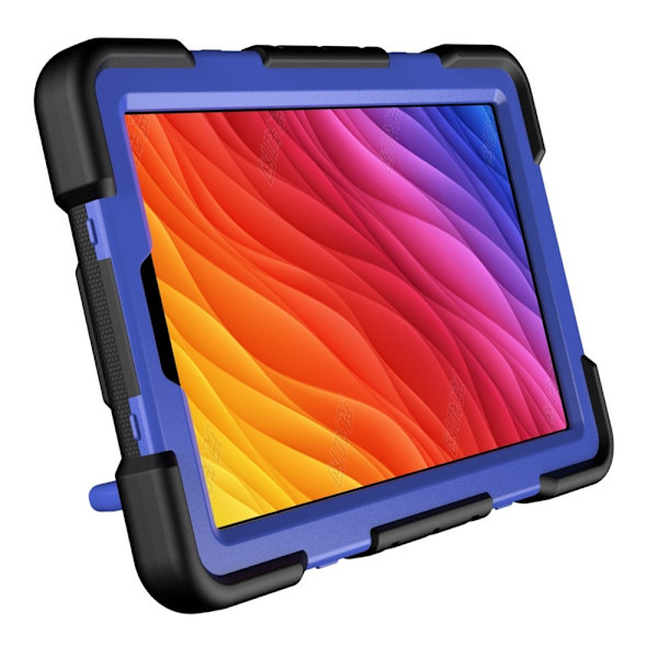 Til Samsung Galaxy Tab A11+ Etui PC+Silikone Tablet Cover Black + Blue Multicolor