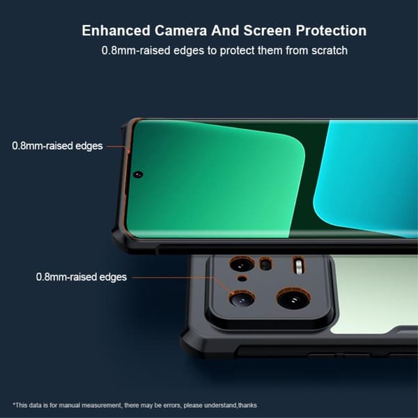 XUNDD Bakdeksel for Xiaomi 13 Pro Akryl+TPU Telefonveske Black