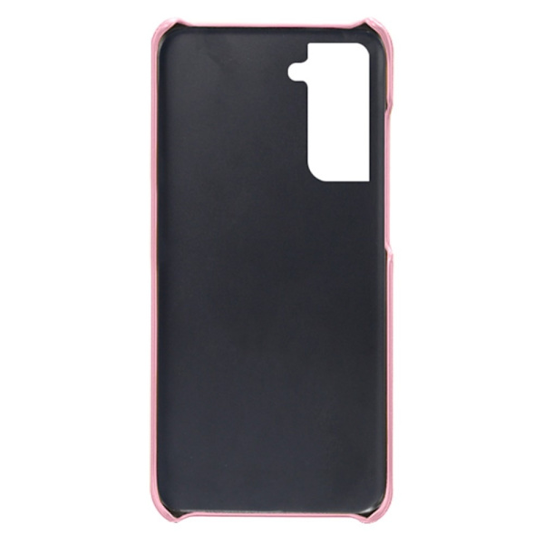 Till Samsung Galaxy S24+ Skal med 2 kortplatser - Rosa Rosa