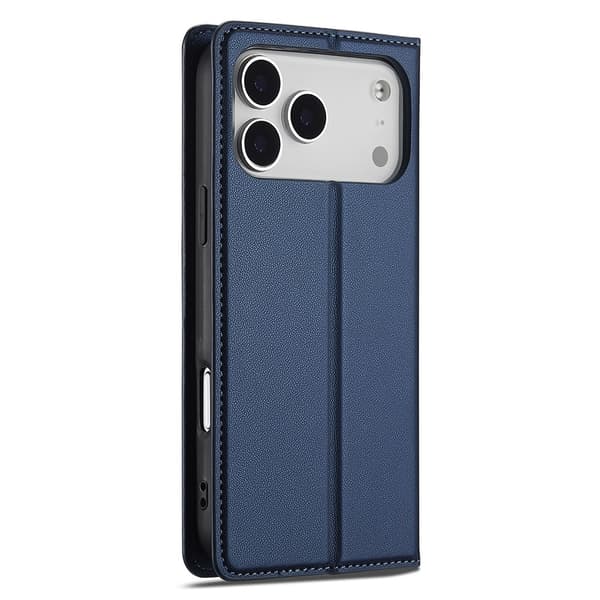 LC.IMEEKE Puhelimen lompakkokotelo jalustalla iPhone 18 Pro / 17 Pro puhelimelle Blue