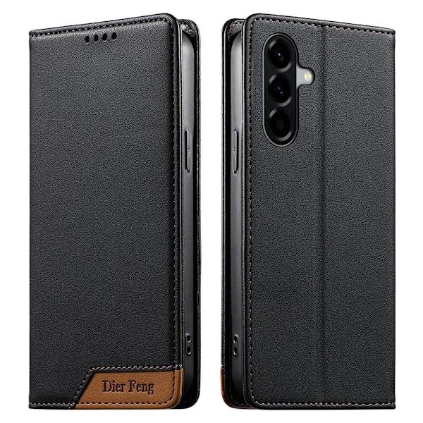 DIERFENG För Samsung Galaxy A57 Plånboksfodral RFID Skydd Stativ - Svart Svart