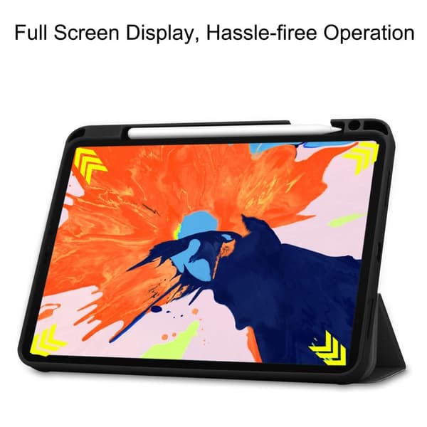 iPad Pro 12.9" 2020/2018 Slim fit tri - fold fodral - Svart Svart