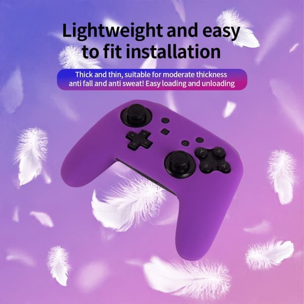 Kompatibel med Nintendo Switch Pro Controller Case Silikone - Blå Blue
