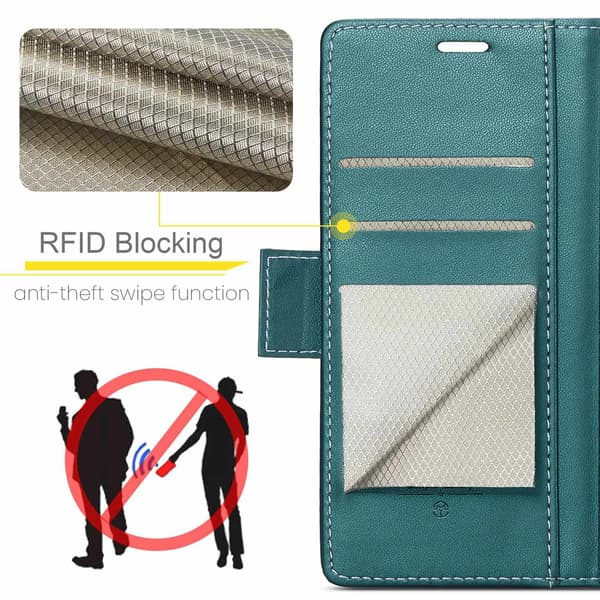 CASEME Til Google Pixel 10a RFID Blokerende Pungcover Green
