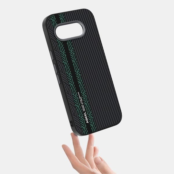ABEEL For Google Pixel 9a Deksel Mobildeksel Kompatibelt med MagSafe Black