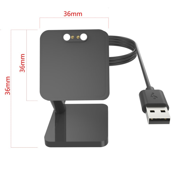 Lader Stand Dock holder til QCY Watch GTC / Watch WA22GTCA Black