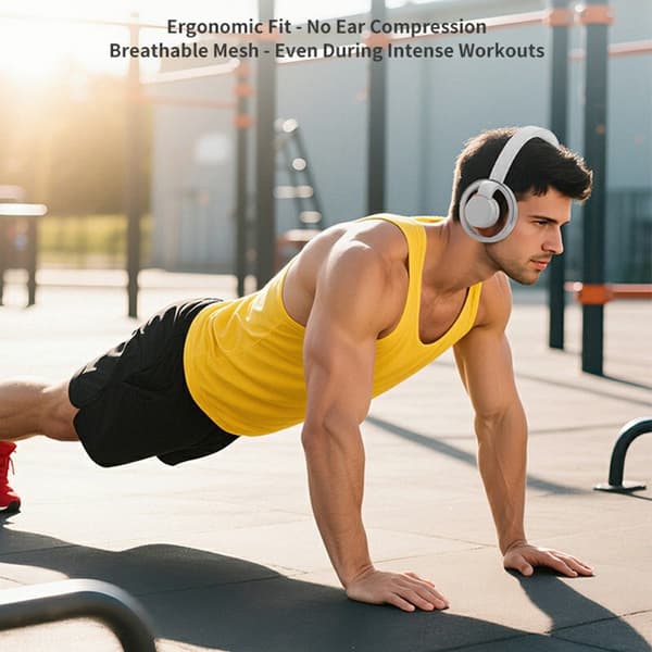 LC6200 Bluetooth vikbara hörlurar öppet öra ENC-brusreducerande headset - svarta Svart