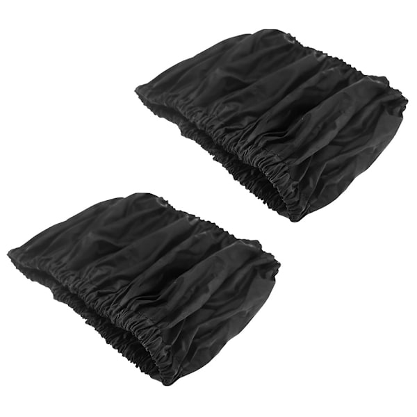 2 stk Beskyttelseshjul Barnevogn Oxford stof mod snavs str. L til 17-25cm forhjul Black