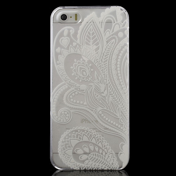 iPhone 5/5s Skal Paisley Pattern Transparent