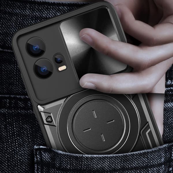 Til Motorola Edge 30 Fusion 5G Telefonbeskyttelse Shell Kamera Cover ring Black