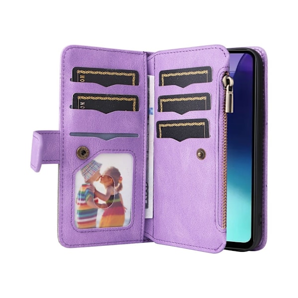 KT Wallet Case for Xiaomi Redmi 14C Purple