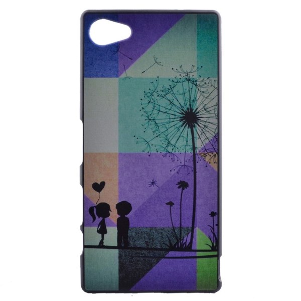 Sony Z5 Compact Cover i hård plast Lover and Dandelion Multicolor