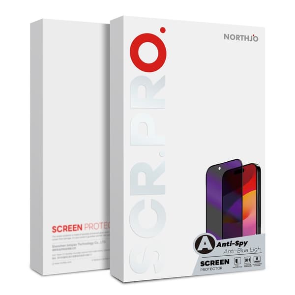 NORTHJO A++ Skjermbeskyttelse til iPhone 18 Pro Max Black