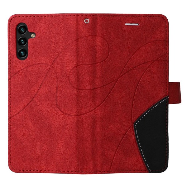 Til Samsung Galaxy A34 5G KT Series-1 Pung Telefontaske - Rød/Sort Red