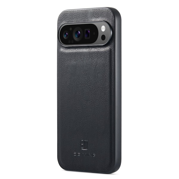 DG.MING 2 i 1 Plånboksfodral till Google Pixel 9 Pro XL Svart