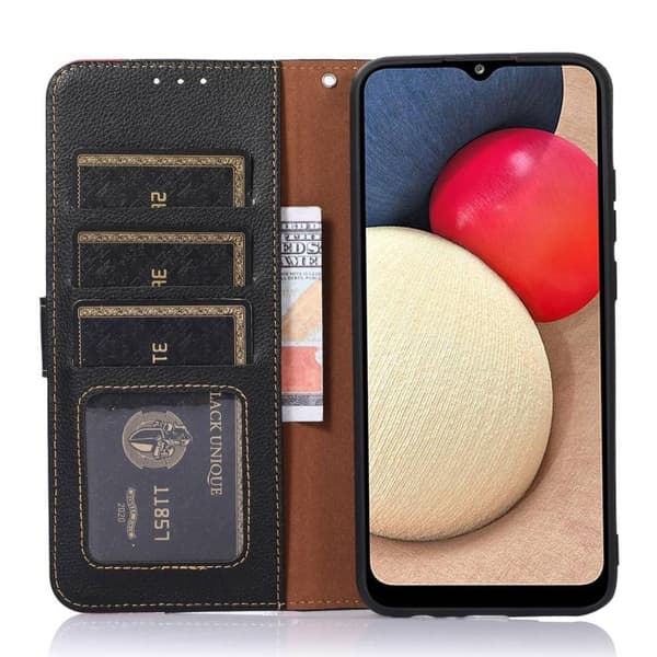 KHAZNEH Telefoncover til Motorola Moto G52 - Sort/Rød Black