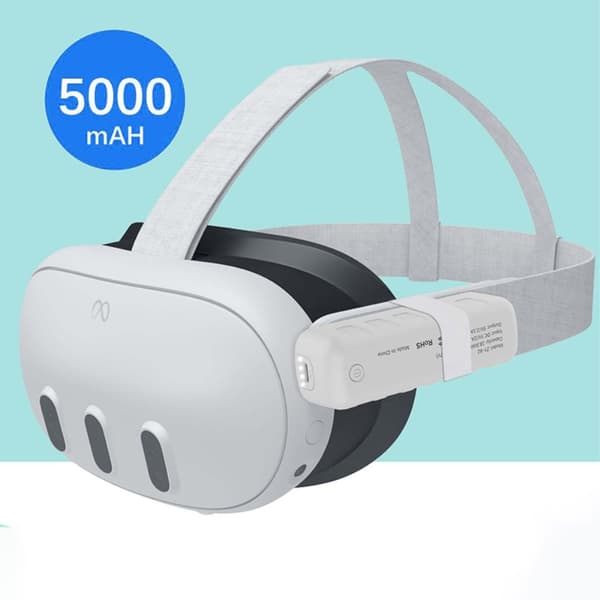 Ulkoinen akku Power Bank Meta Quest 3 VR - lasit 5000mAh White