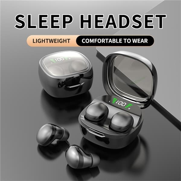 Trådlösa Hörlurar In-Ear HiFi Stereoljud Bluetooth -Sleep HD basljud - Vit Vit