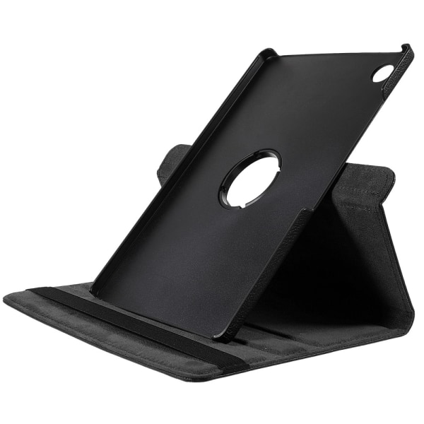 Litchi Taske Roterende Stativ Samsung Galaxy Tab A9+ 11" Black