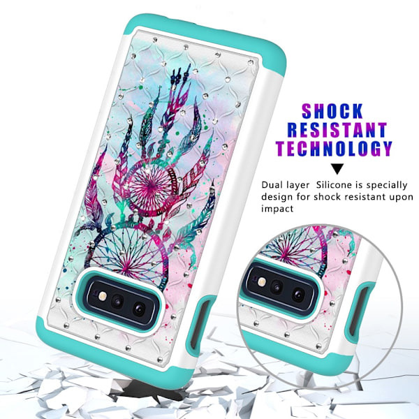 Samsung Galaxy S10e TPU-Skal Armor Extra Tåligt - Dream Catcher Svart