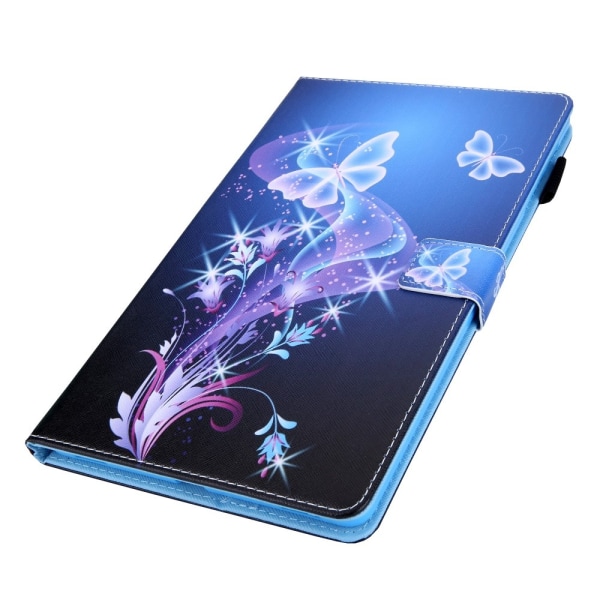 Samsung Galaxy Tab A9 Vikbart fodral korthållare - Dream Butterf multifärg