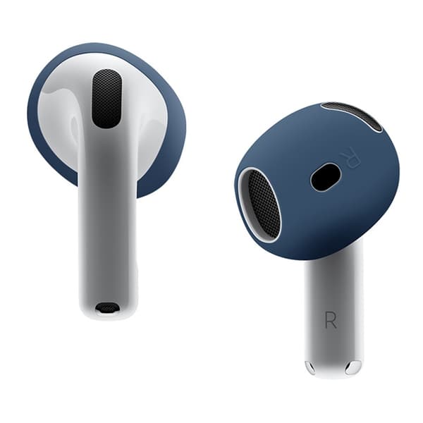 Til AirPods 4 ørepropper Anti - slip silikone etui Øreværne ørepropper - Mørkeblå Blue