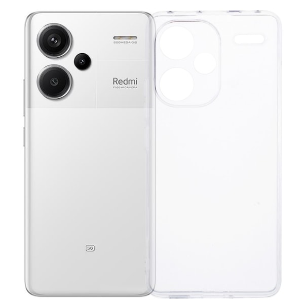 Xiaomi Redmi Note 13 Pro+ -kotelolle TPU:n takakansi Transparent
