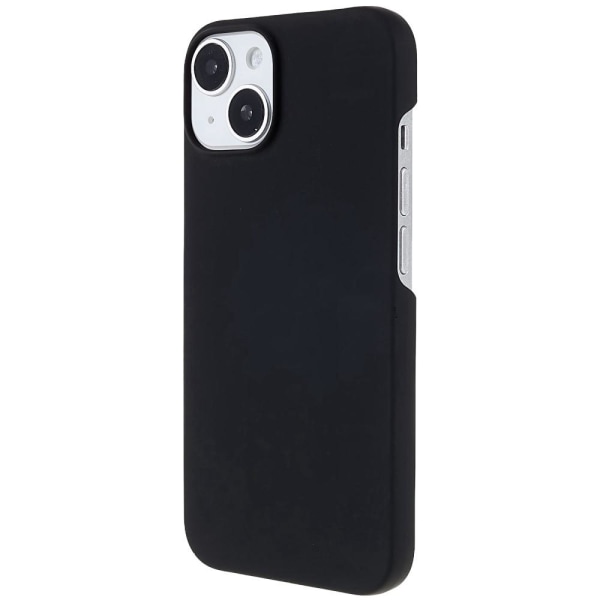 Rubberized Hard PC Case Protective Shell for iPhone 14 Plus - Black Black