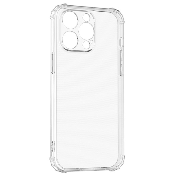 Til iPhone 15 Pro Max Shell Case TPU bagside - telefoncover Transparent